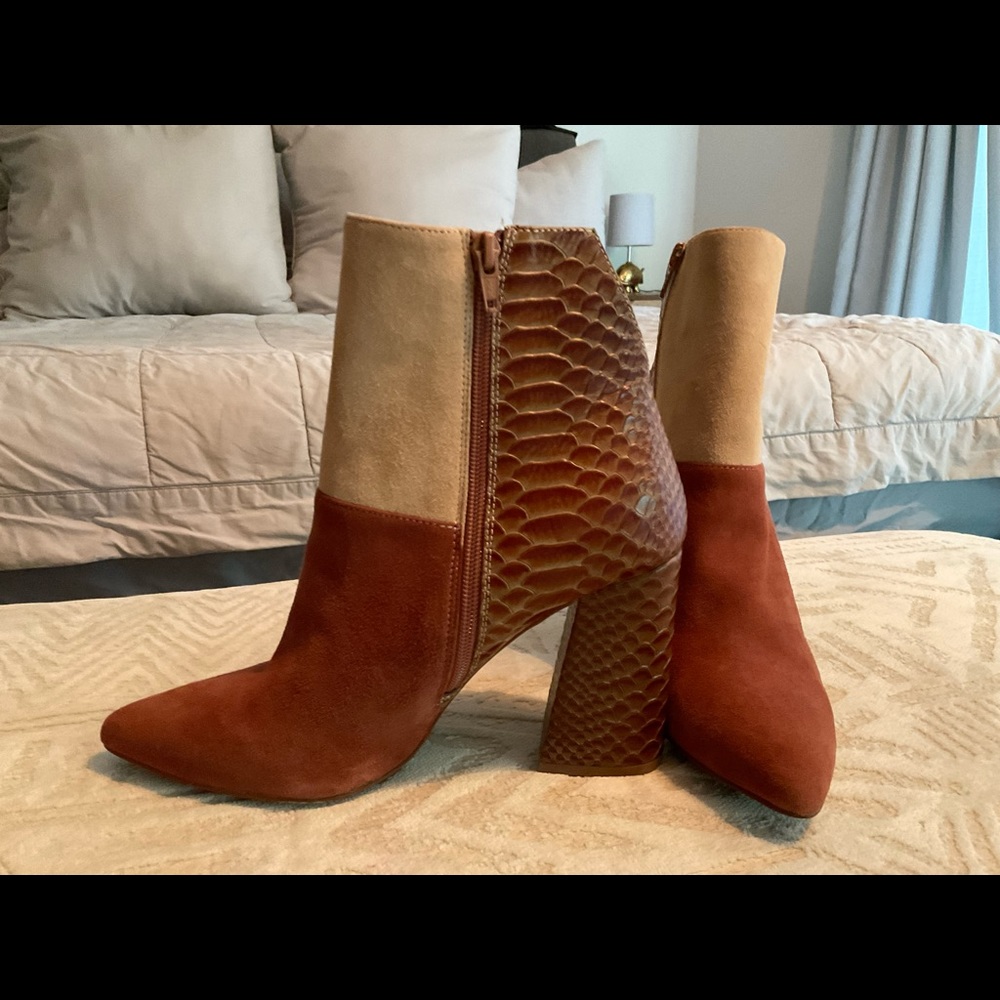 Chinese Laundry By Kristin Cavallari Chunky Heel Bootie
